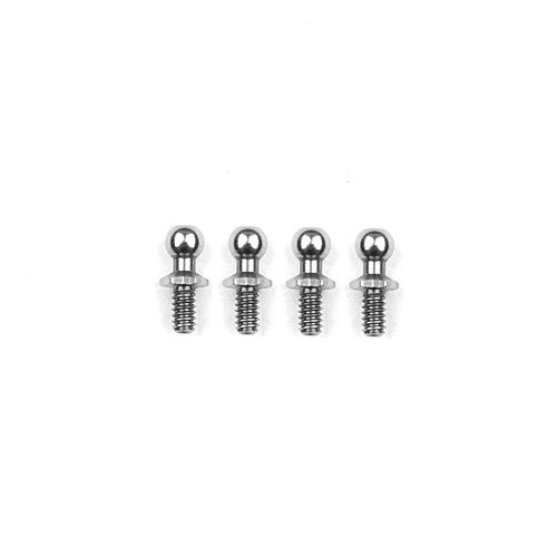 Team Associated RC10 Ballstuds 3.9mm, Silver 6767