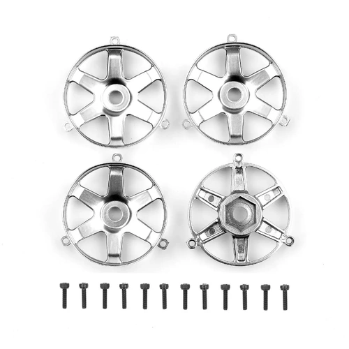 DC10 FT Adjustable Wheel Face Plates, silver