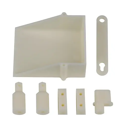 Team Associated RC10 Battery Cup, Servo, Body & Antenna Mount Set White - ASS7811