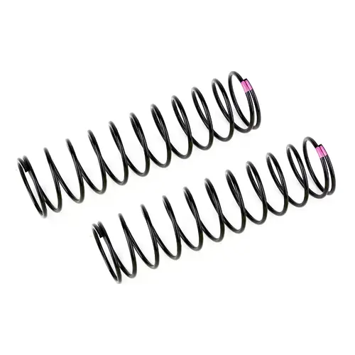 Team Associated Rear Springs V2, pink, 3.7 lb/in, L86, 12.00T, 1.6D, 81233