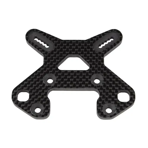 Team Associated RC8B4 FT Front Shock Tower, carbon fiber 81503