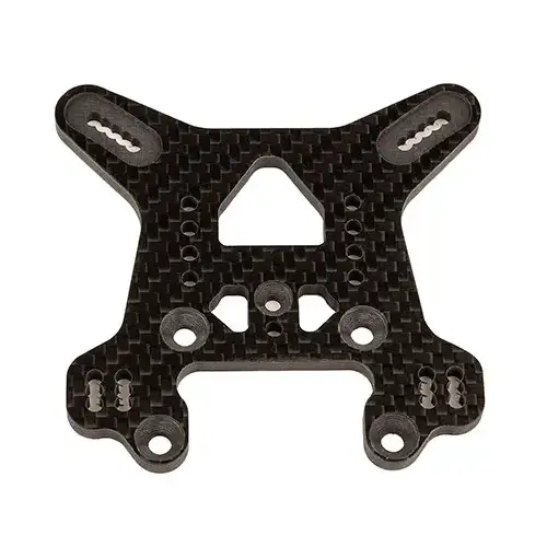 Team Associated RC8B4 FT Rear Shock Tower, carbon fiber 81506