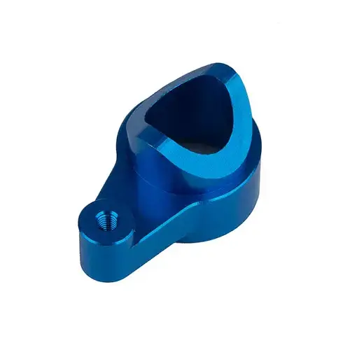 Team Associated 81519 RC8B4 FT servo saver arm, blue aluminum