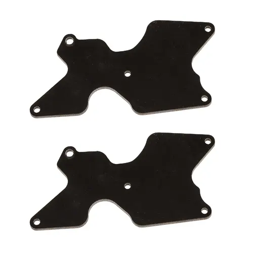 Team Associated RC8B4 FT rear suspension arm inserts, G10, 2.0 mm 81541