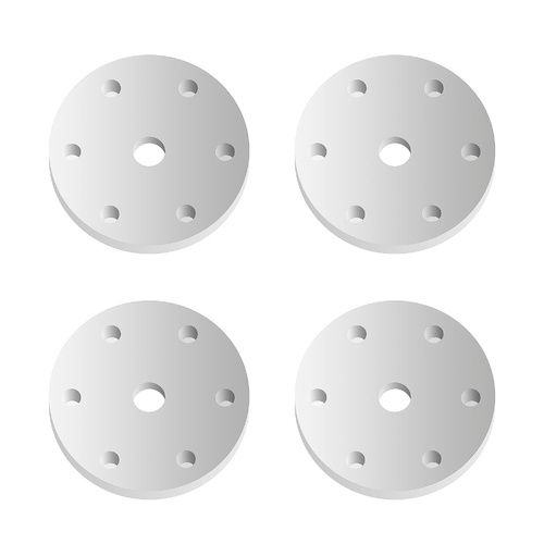 Team Associated FT 16mm Shock Pistons 6x1.4 Flat - ASS81597