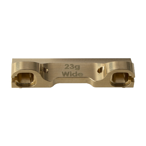 RC10B6.3 FT Arm Mount C, wide, brass