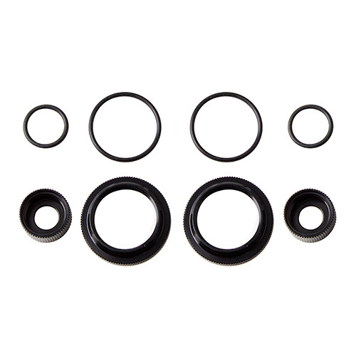 Team associated 91909 12 mm Shock Collar and Seal Retainer Set, black