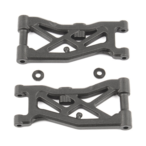 Team Associated RC10B74 FT Front Suspension Arms, carbon Fibre 92297
