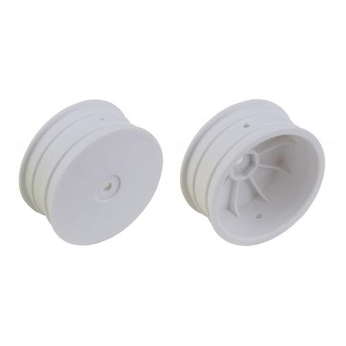 4WD Front Wheels, 2.2", 12mm hex, +1.5mm, white