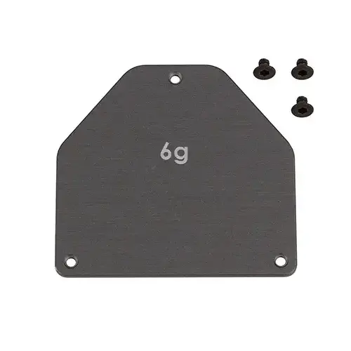 Team associated FT Aluminum Servo Weight Plate, 6g 92444