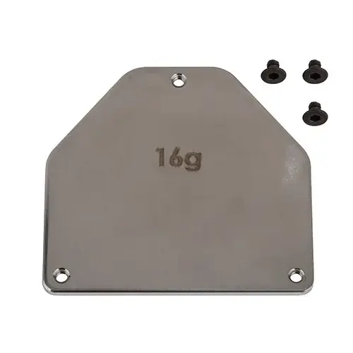 Team associated RC10B7 FT Steel Servo Weight Plate, 16g 92445