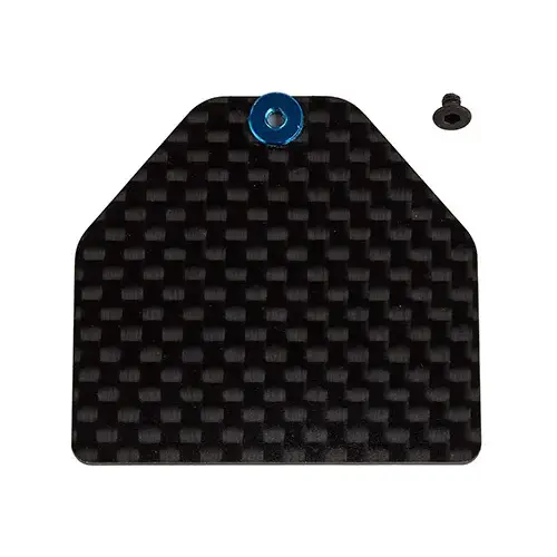 Team Associated RC10B7 FT Carbon Fiber Servo Weight Plate 4g - ASS92446