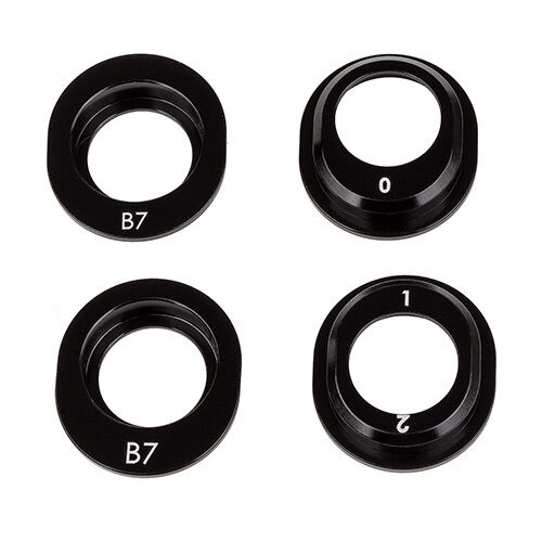 Team associated RC10B7 FT Aluminum Differential Height Inserts 92455