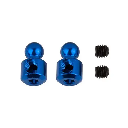 Team Associated RC10B7 Anti-Roll Bar Hardware Set, blue aluminum 92457