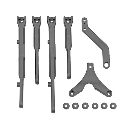 Team Associated 92504 RC10B84 FT Carbon Chassis Braces