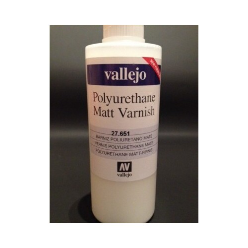 Vallejo 27651 Polyurethane Matt Varnish 200 ml