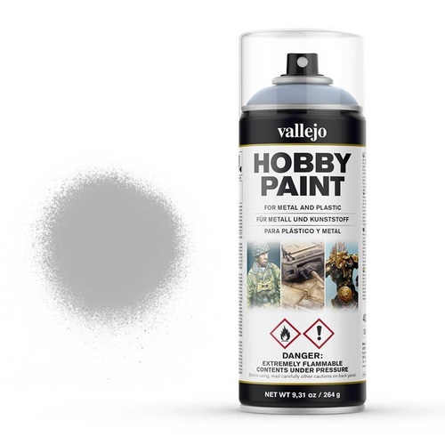 Vallejo 28011 Aerosol Grey Primer 400ml Hobby Spray Paint