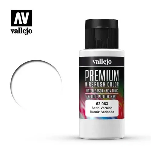 Vallejo Premium Colour Satin Varnish 60 ml