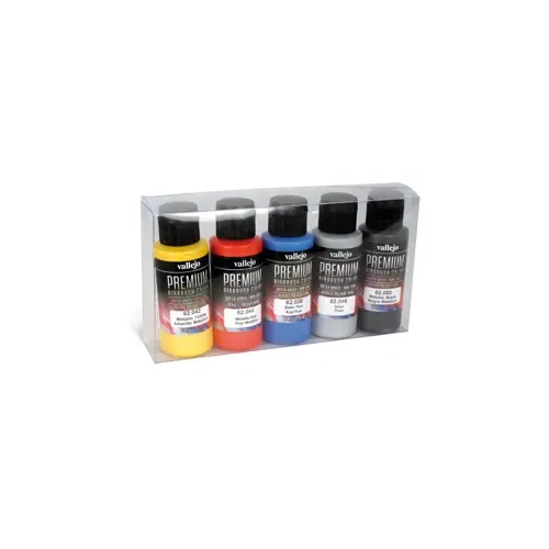 Vallejo Premium Colour Metallics 5 Colour Set