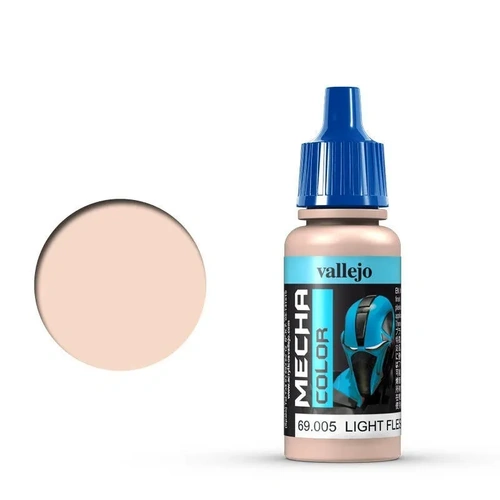 Vallejo Mecha Colour Light Flesh 17ml Acrylic Airbrush Paint [69005] (6 PCS)