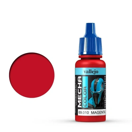 Vallejo Mecha Colour Magenta 17ml Acrylic Airbrush Paint [69010] (6 PCS)