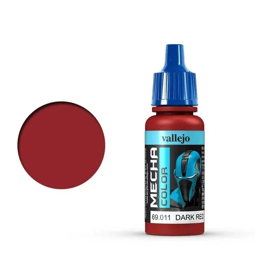 Vallejo Mecha Colour Dark Red  17ml Acrylic Airbrush Paint [69011] (6 PCS)