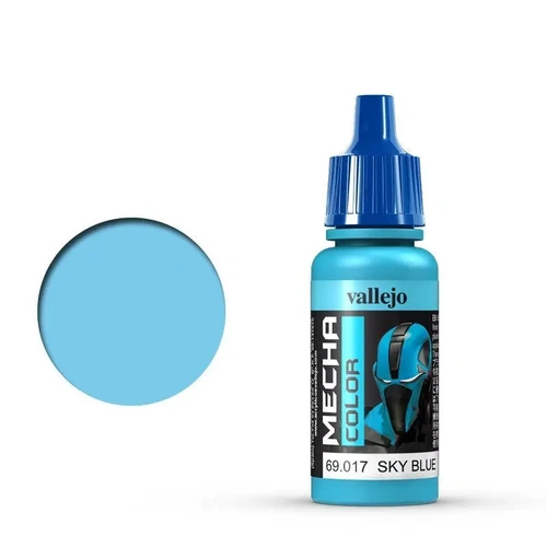 Vallejo Mecha Colour Sky Blue 17ml Acrylic Airbrush Paint [69017] (6 PCS)