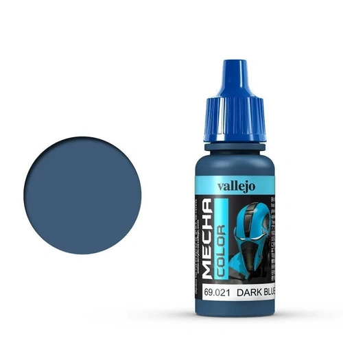 Vallejo Mecha Colour Dark Blue 17ml Acrylic Airbrush Paint [69021] (6 PCS)