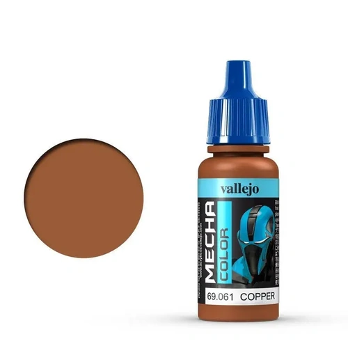 Vallejo Mecha Colour Copper 17ml Acrylic Airbrush Paint [69061] (6 PCS)