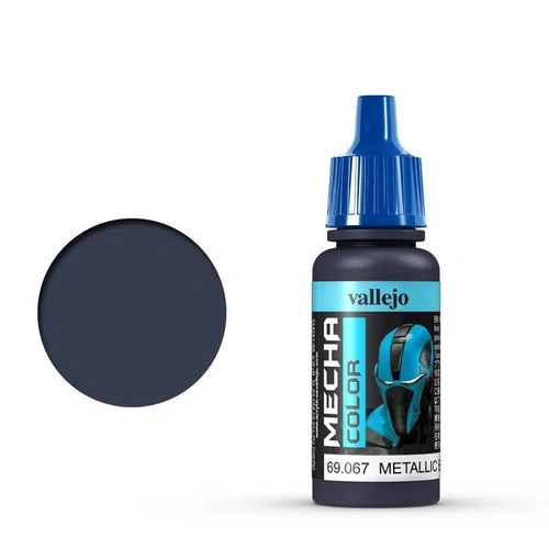 Vallejo Mecha Colour Metallic Blue 17ml Acrylic Airbrush Paint [69067] (6 PCS)