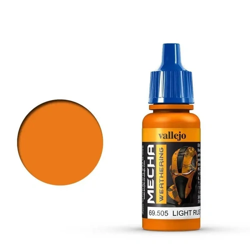 Vallejo Mecha Colour Light Rust Wash 17ml Acrylic Paint [69505] (6 PCS)