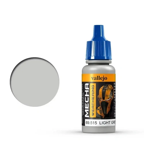 Vallejo Mecha Colour Light Grey Wash 17ml Acrylic Paint [69515] (6 PCS)