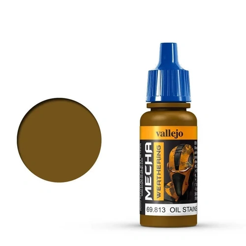 Vallejo Mecha Colour Oil Stains (Gloss) 17ml Acrylic Paint [69813] (6 PCS)