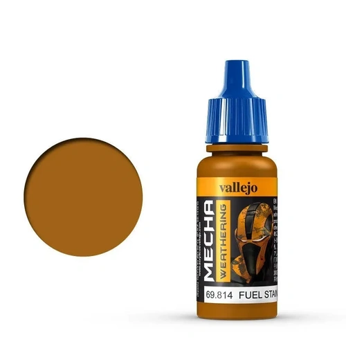 Vallejo Mecha Colour Fuel Stains (Gloss) 17ml Acrylic Paint [69814] (6 PCS)