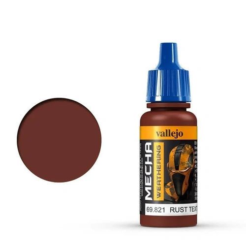 Vallejo Mecha Colour Rust Texture (Matt) 17ml Acrylic Paint [69821] (6 PCS)