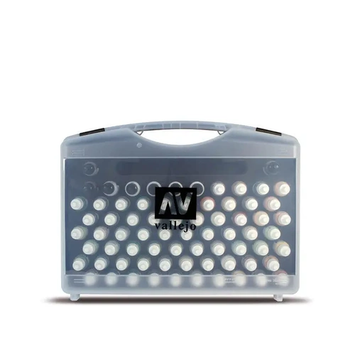 Vallejo 70174 Panzer Aces 72 uds + Brushes Plastic Case Acrylic Paint Set