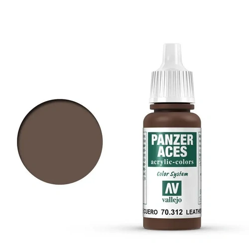 Vallejo Panzer Aces Leather Belt 17 ml Acrylic Paint [70312] (6 PCS)