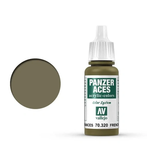 Vallejo Panzer Aces French Tanker 17 ml Acrylic Paint [70320] (6 PCS)