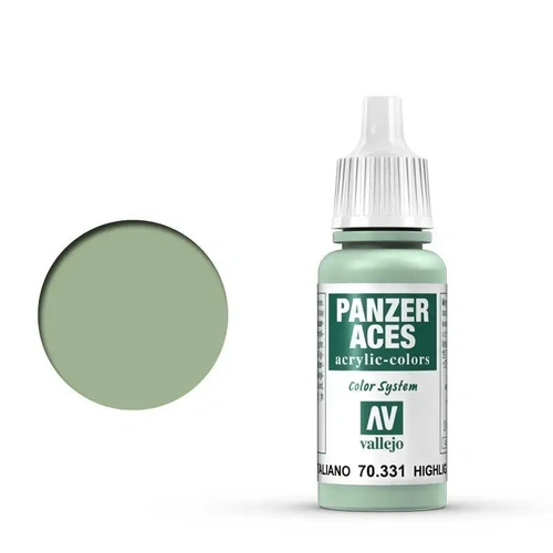 Vallejo Panzer Aces Italian Tanker Highlights 17 ml Acrylic Paint [70331] (6 PCS)
