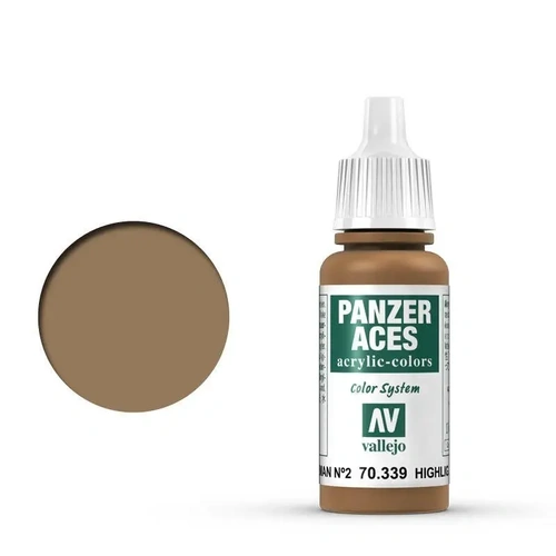 Vallejo Panzer Aces Feldgrau II Highlights 17 ml Acrylic Paint [70339] (6 PCS)