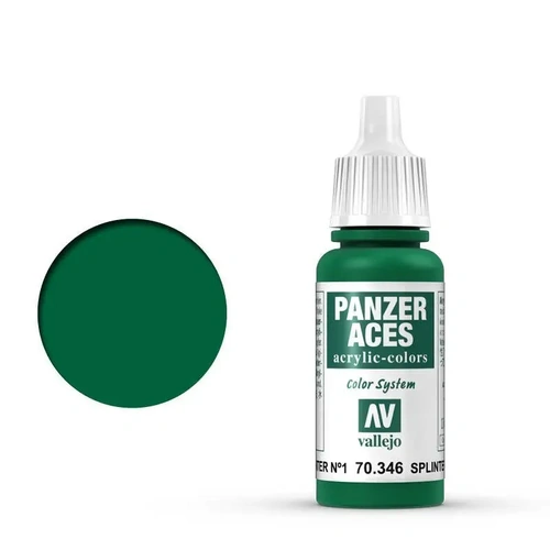 Vallejo Panzer Aces Splinter Blotches I 17 ml Acrylic Paint [70346] (6 PCS)