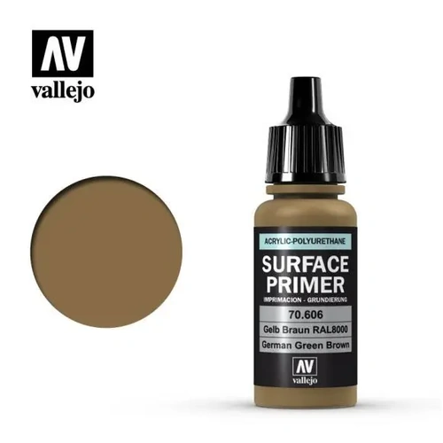Vallejo Surface Primer German Green Brown 17 ml [70606] (6 PCS)