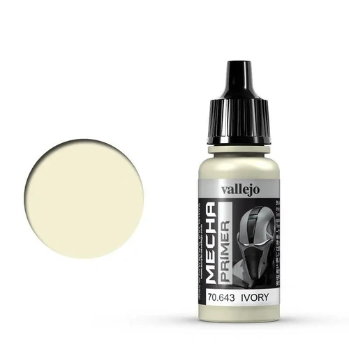 Vallejo Mecha Colour Ivory Primer 17ml [70643] (6 PCS)