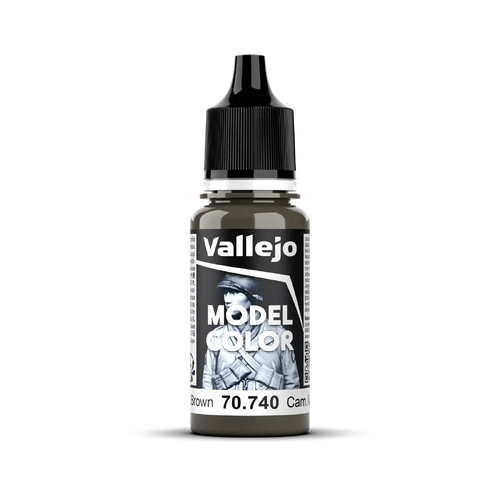 Vallejo Model Colour #117 - Camouflage Middle Brown - 18 ml Matt Acrylic Paint