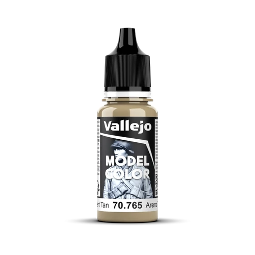Vallejo Model Colour #140 - Desert Tan - 18 ml Matt Acrylic Paint