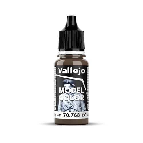 Vallejo Model Colour #143 - BC Dark Brown - 18 ml Matt Acrylic Paint