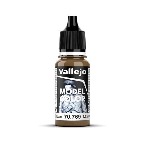 Vallejo Model Colour #148 - Mustard Brown - 18 ml Matt Acrylic Paint