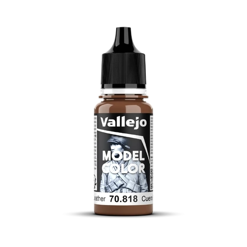 Vallejo Model Colour #161 Red Leather 17 ml Acrylic Paint