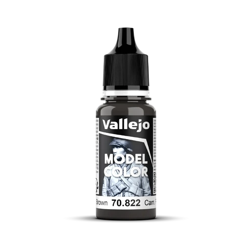 Vallejo Model Colour #145 - Cam. Black Brown - 18 ml Matt Acrylic Paint