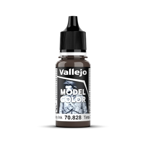 Vallejo Model Colour #193 Transparent Woodgrain 17 ml Acrylic Paint